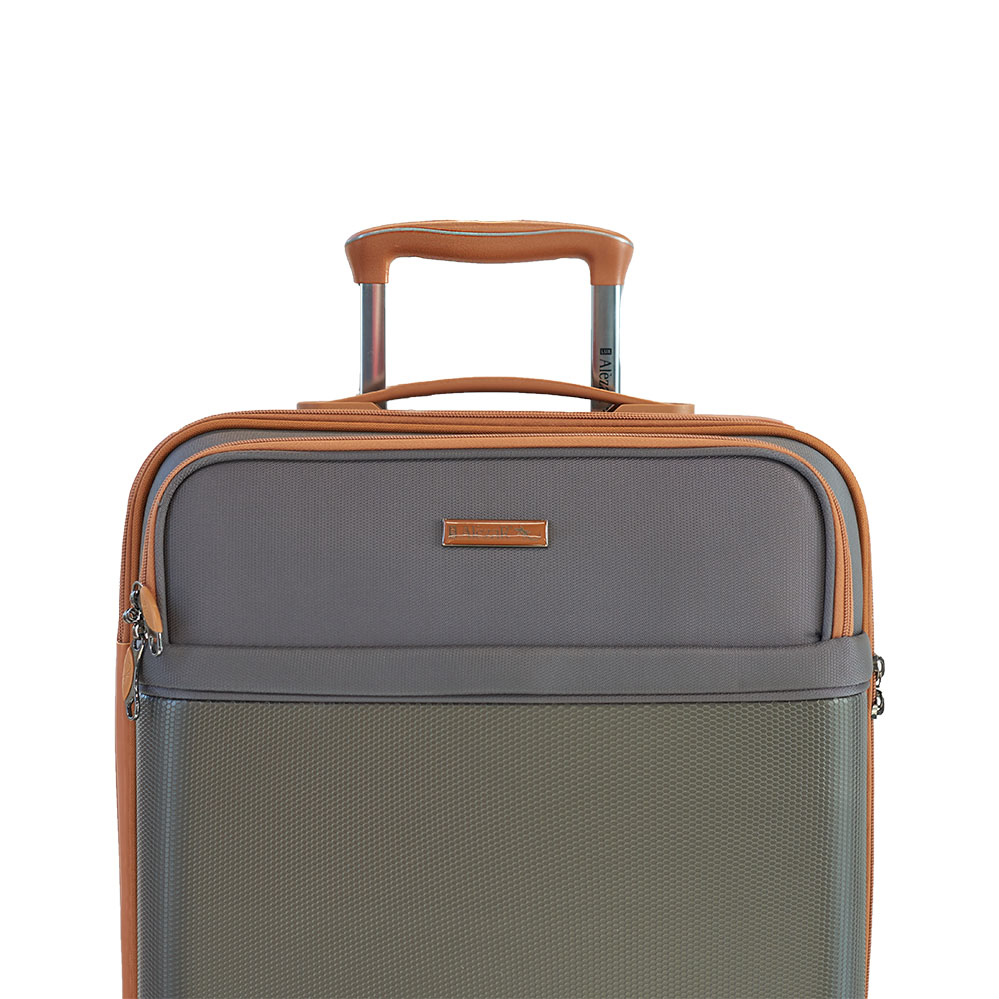 ALEZAR LUX Travel Bag Brown/Gray (20